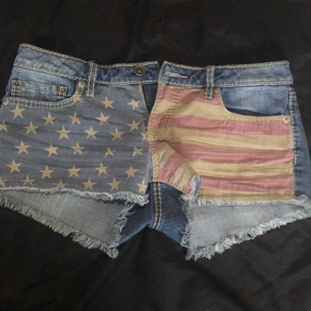 American flag shorts